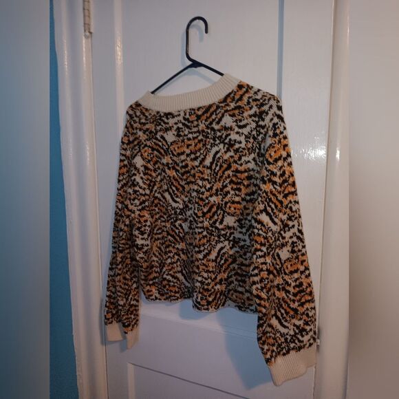 Rachel Comey Women's Medium Tiger Print Sweater Pre-owned - Picture 2 of 8